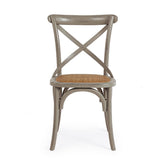 Szürke színű, thonet ihletésű étkezőszék.